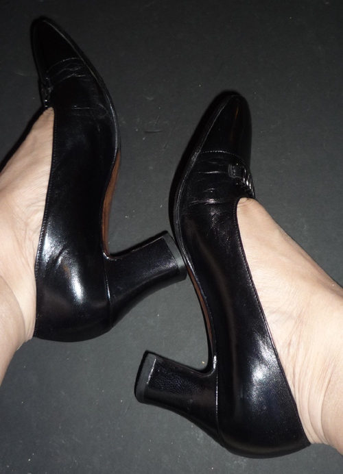 Chain Link Ferragamo Heels