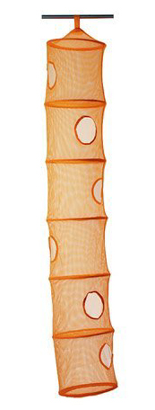 Ikea hanging storage orange