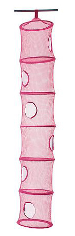 Ikea hanging storage pink