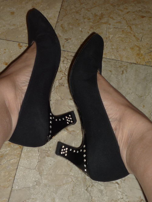 Charles Jourdan Diamante Heels 1