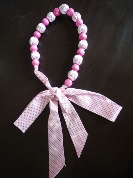 HNB - pink dots hairband