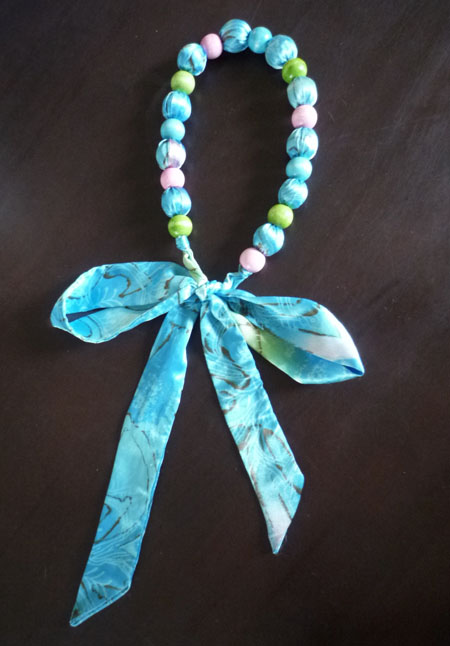HNB - pink green blue hairband