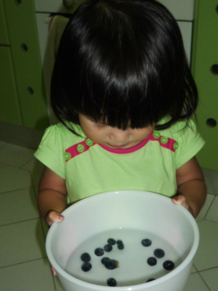 Washing Blueberries - Helper 2