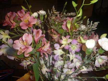 Mama and Flowers