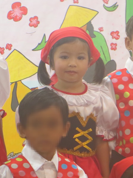 Little Girl in Dutch Costume Little Asian Girl in Dutch costume